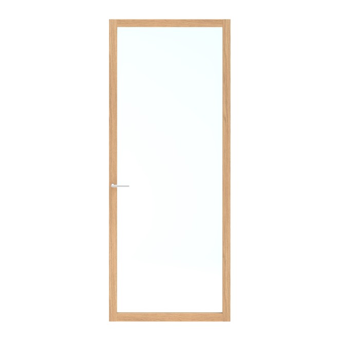 Binnendeur Skantrae SSL 14800 Blank Glas Natural Oak